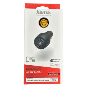 Hama Car Charger PD Turbo Fast 30W (210589)