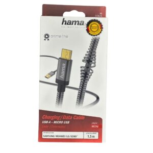 Hama Data Cable Micro-Usb 1.5M(173625)