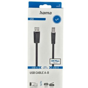 Hama High Speed USB Printer Cable 3M (200603)