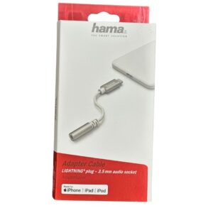 Hama Lightning to Aux Audio Adapter(187210)