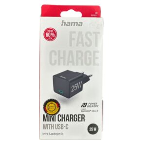 Hama Mini Charger with USB-C 25W (201651)