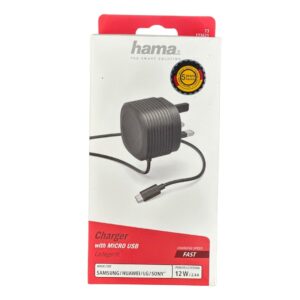 Hama Mobile Phone Charger With MicroUSB(173621)