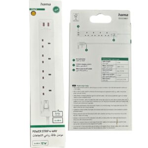 Hama Power Strip 4-Way 1.5M (223851)