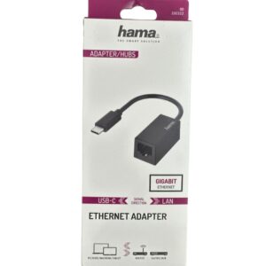 Hama USB-C 2Gigabit Ethernet/Lan Network Adaptor(200322)
