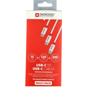 SKROSS USB -C to USB-C Multipack Cables(26038)