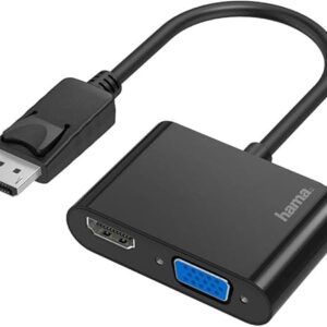 HAMA DisplayPort 2in1 UltraHD VGA & HDMI VIDEO ADAPTER (200334)