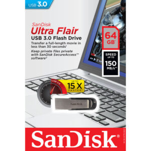 Sandisk Ultra Flair USB 3.0 Flash Drive 64GB