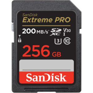 Sandisk Extreme Pro SD card 256GB