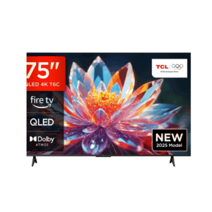 TCL75T6C 75" 4K UHD QLED, Smart Google TV