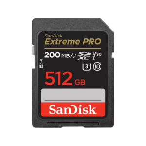 SANDISK EXTREME PRO SD CARD 512GB