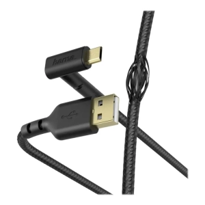 Stand Charging/Data Cable, USB-A - Micro-USB, 1.5 m, black