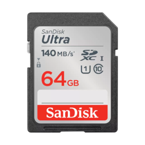 SANDISK ULTRA CLASS 10 SD CARD 64GB