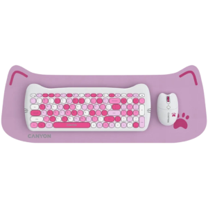  CANYON WIRELESS 4in1 KEYBOARD COMBO HSET-W6 KITTY EDITION
