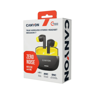 CANYON TRUE WIRELESS STEREO HEADSET HEXAGON 7 (Available in Yellow/Beige)