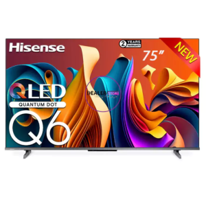 HISENSE 75" QLED SMART TELEVISION 75Q6QKEN